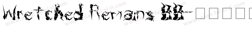Wretched Remains BB字体转换